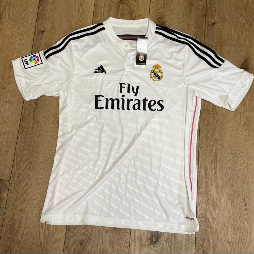 Adidas White and Black Real Madrid Jersey
